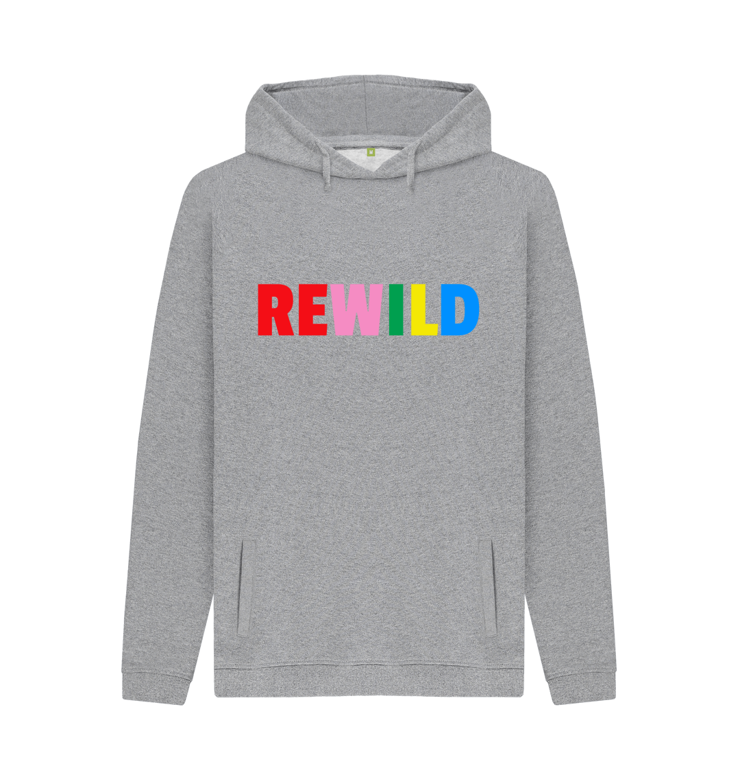 Light Heather Printed Hoody Front