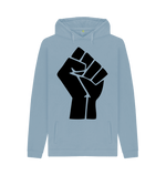 Stone Blue Printed Hoody Front