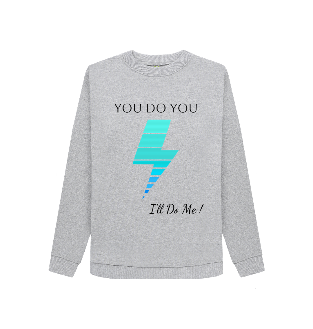 Light Heather Printed Sweater Front
