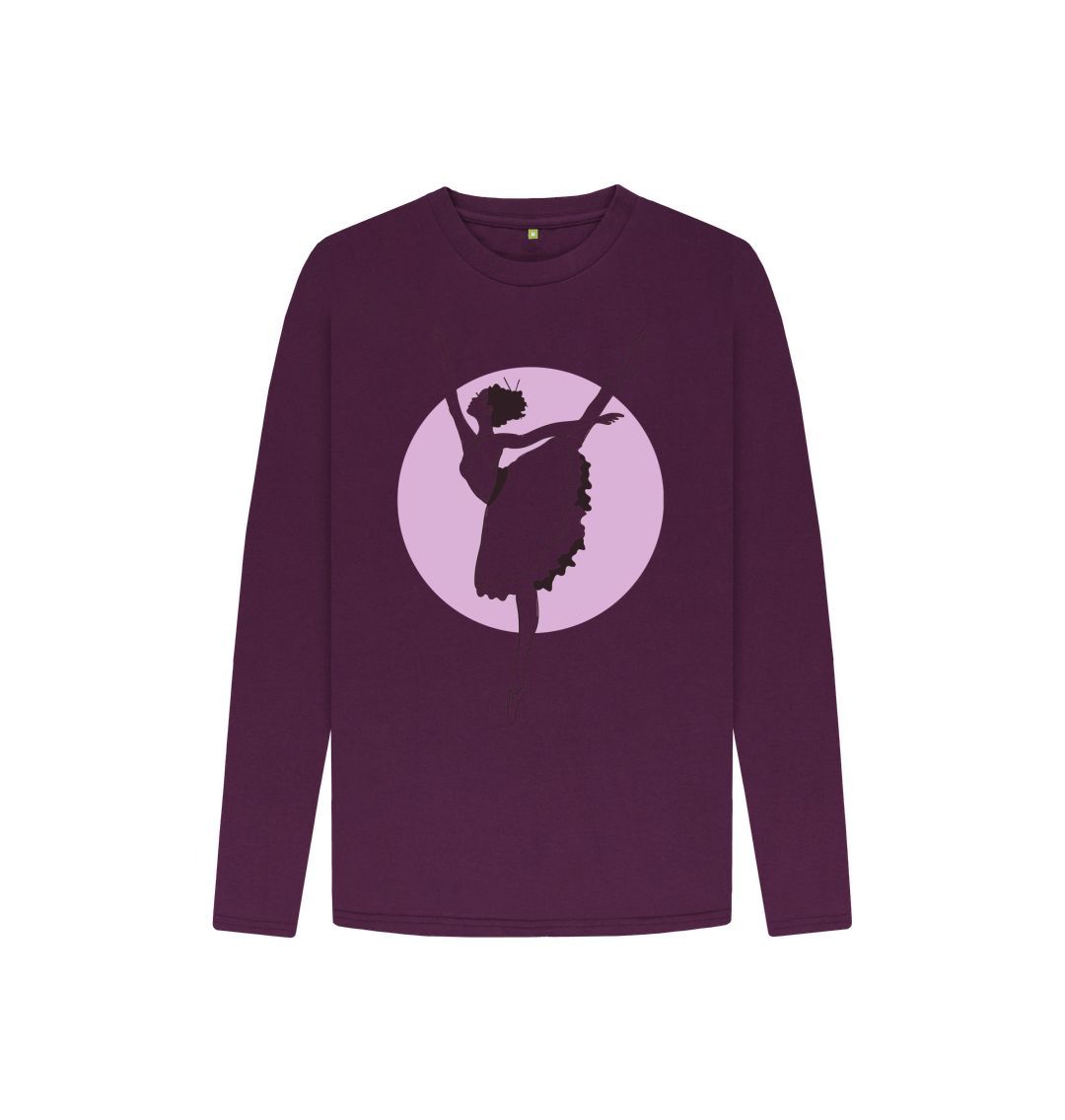 Purple Ballerina Long Sleeve Tee