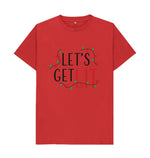 Red Let\u2019s Get Lit Tee