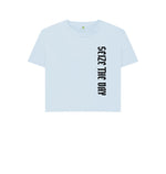 Sky Blue Seize The Day Boxy Tee