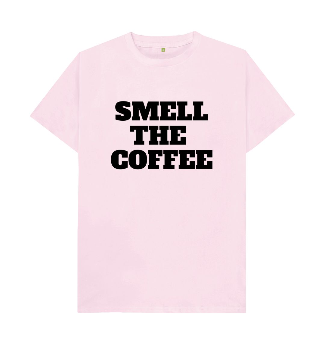 Pink Smell The Coffee Tee