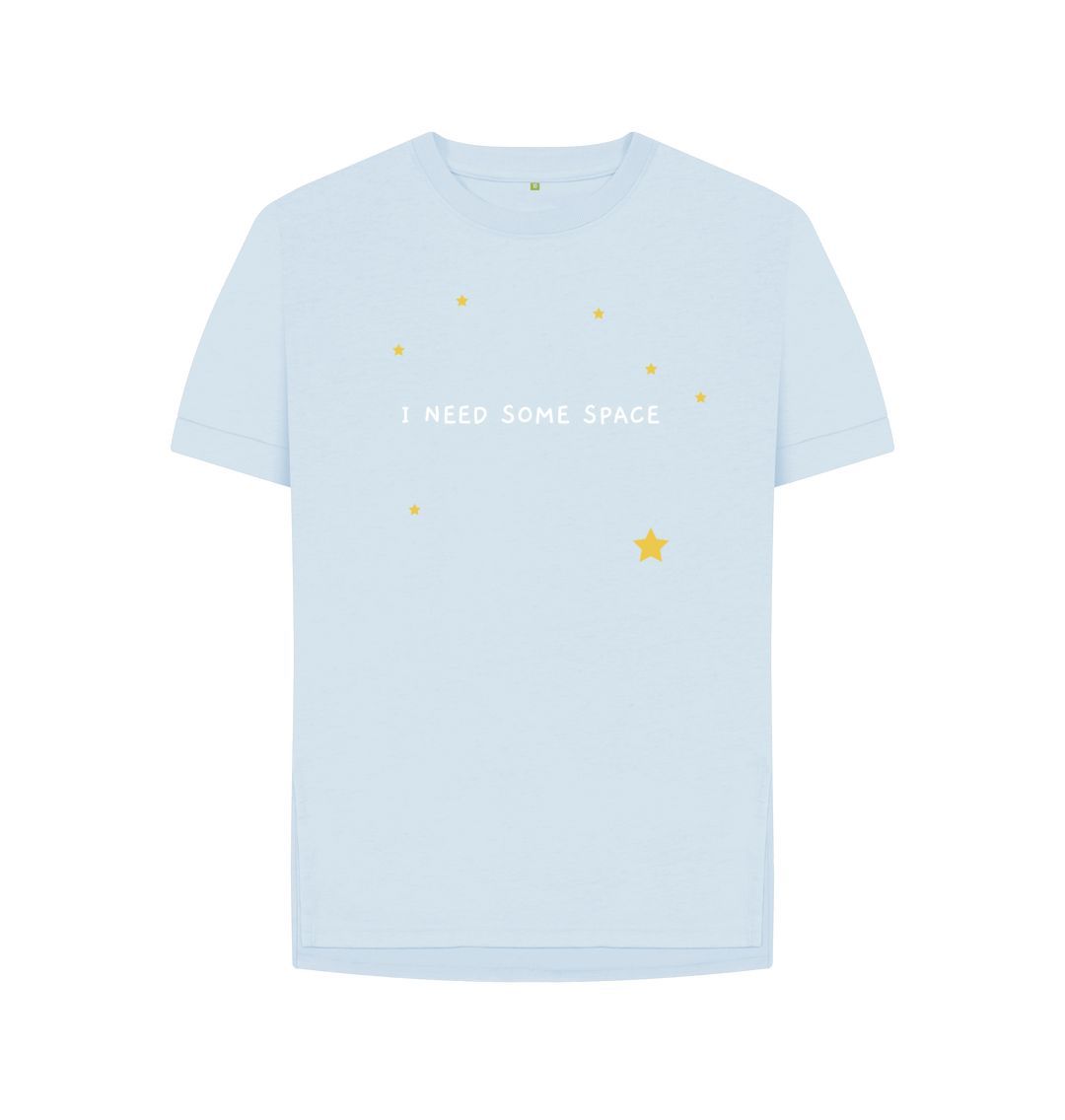 Sky Blue I Need Some Space & Stars Tee