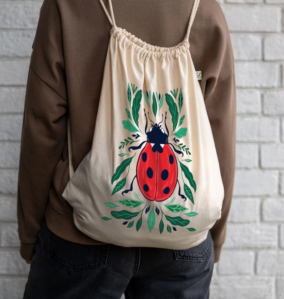 Ladybird Drawstring Bag