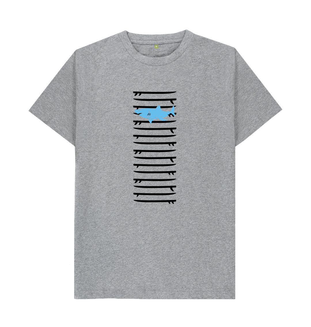 Athletic Grey Shark Board Tee