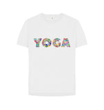 White Yoga Relaxed Fit Tee