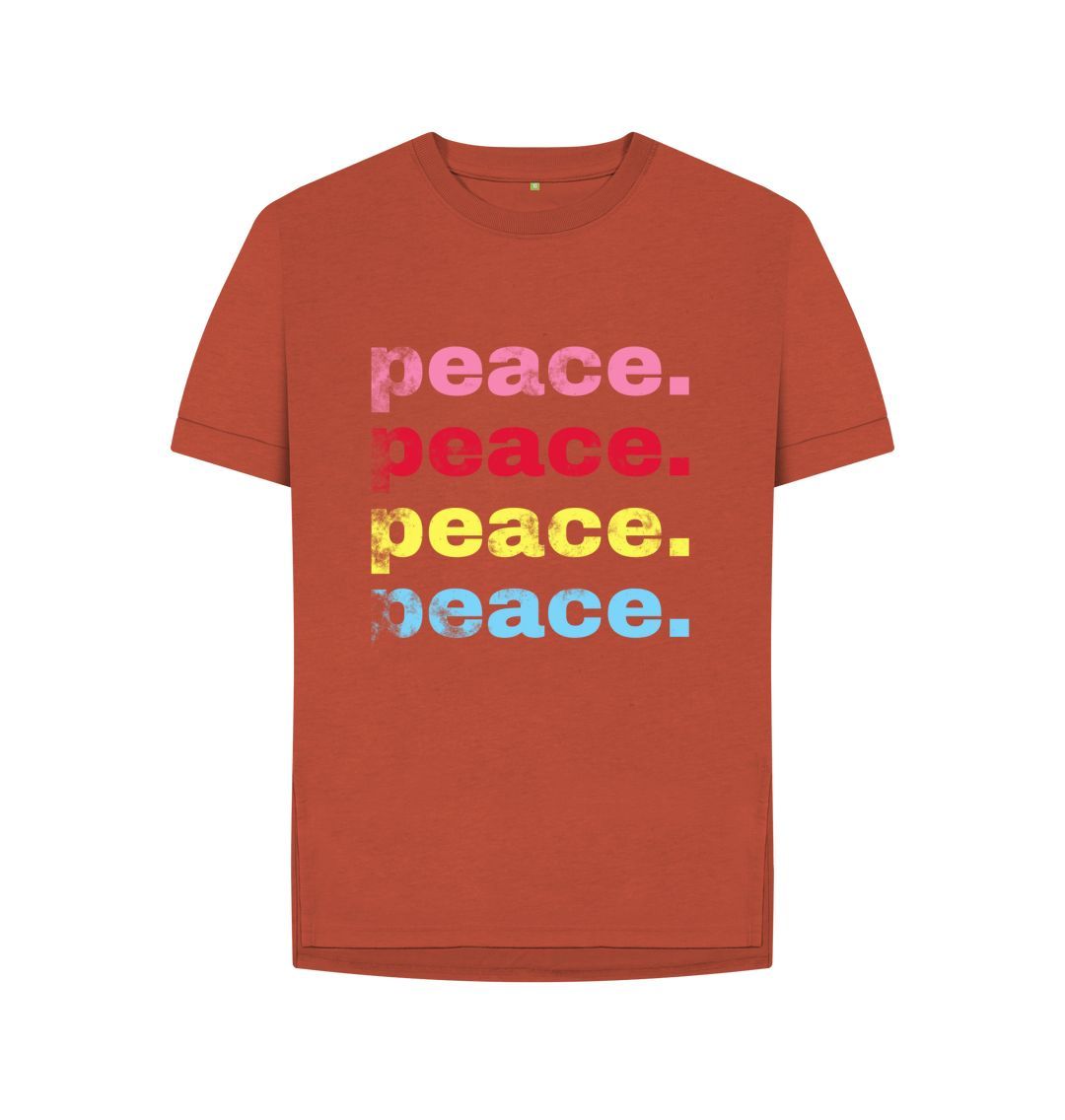 Rust Peace Relaxed Tee