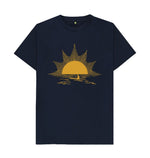 Navy Blue Sunset Board Tee