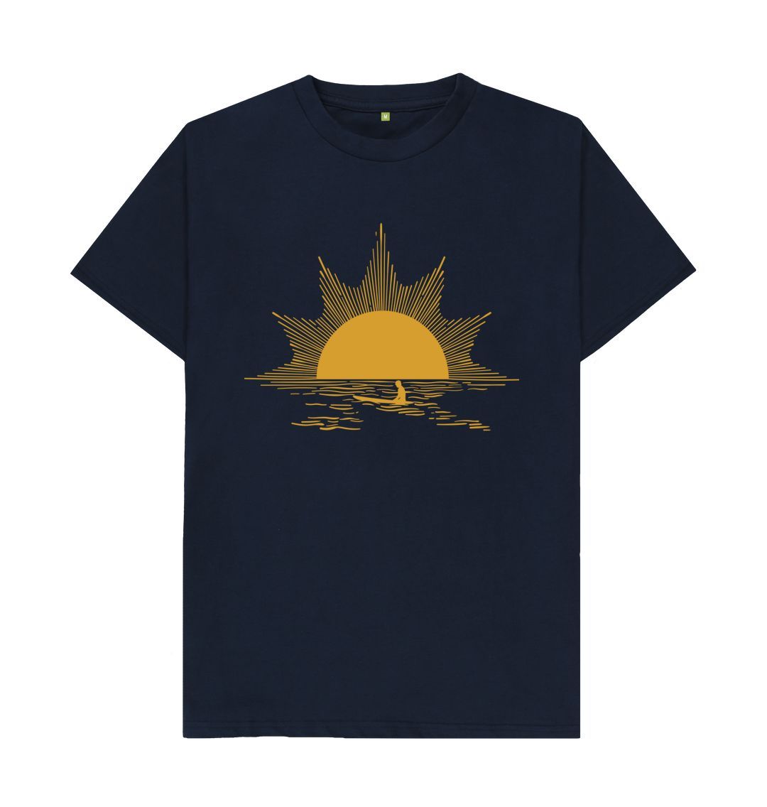 Navy Blue Sunset Board Tee