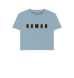 Stone Blue Printed T-shirt Front