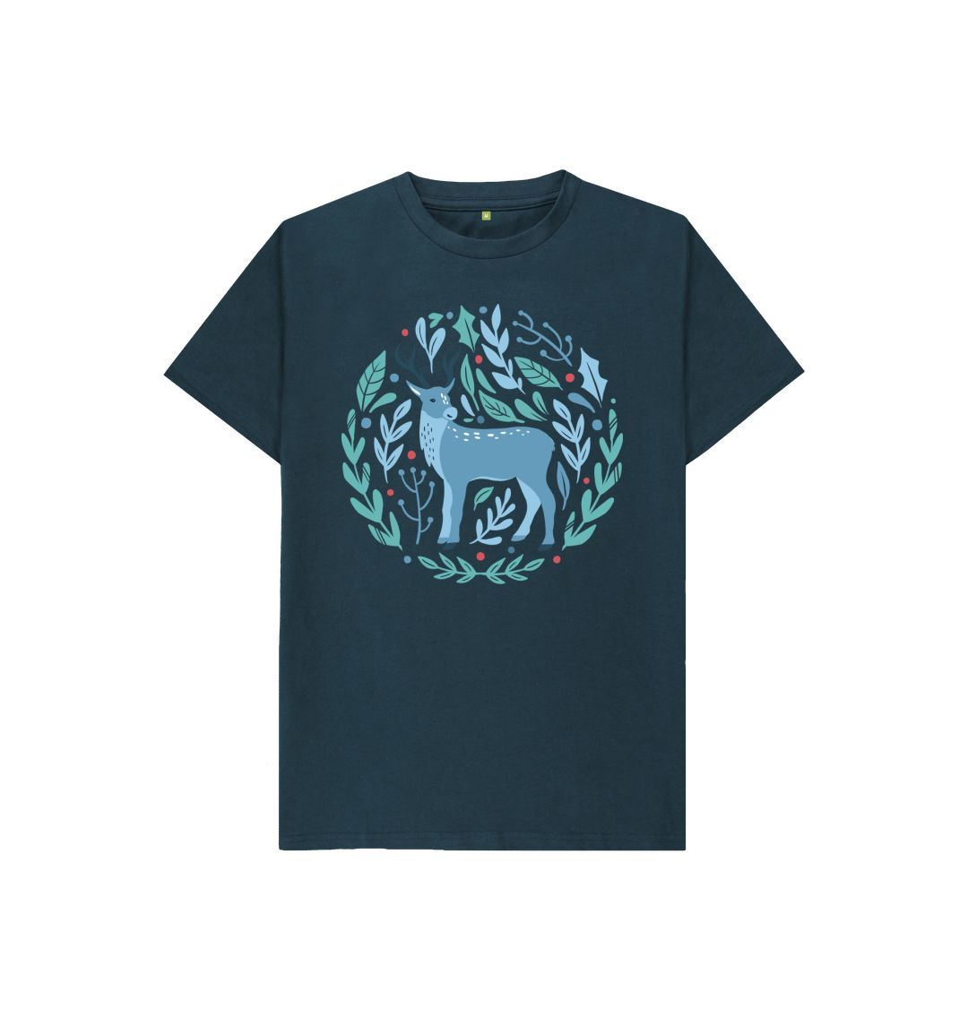 Denim Blue Blue Reindeer Tee