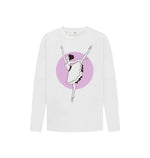 White Ballerina Long Sleeve Tee