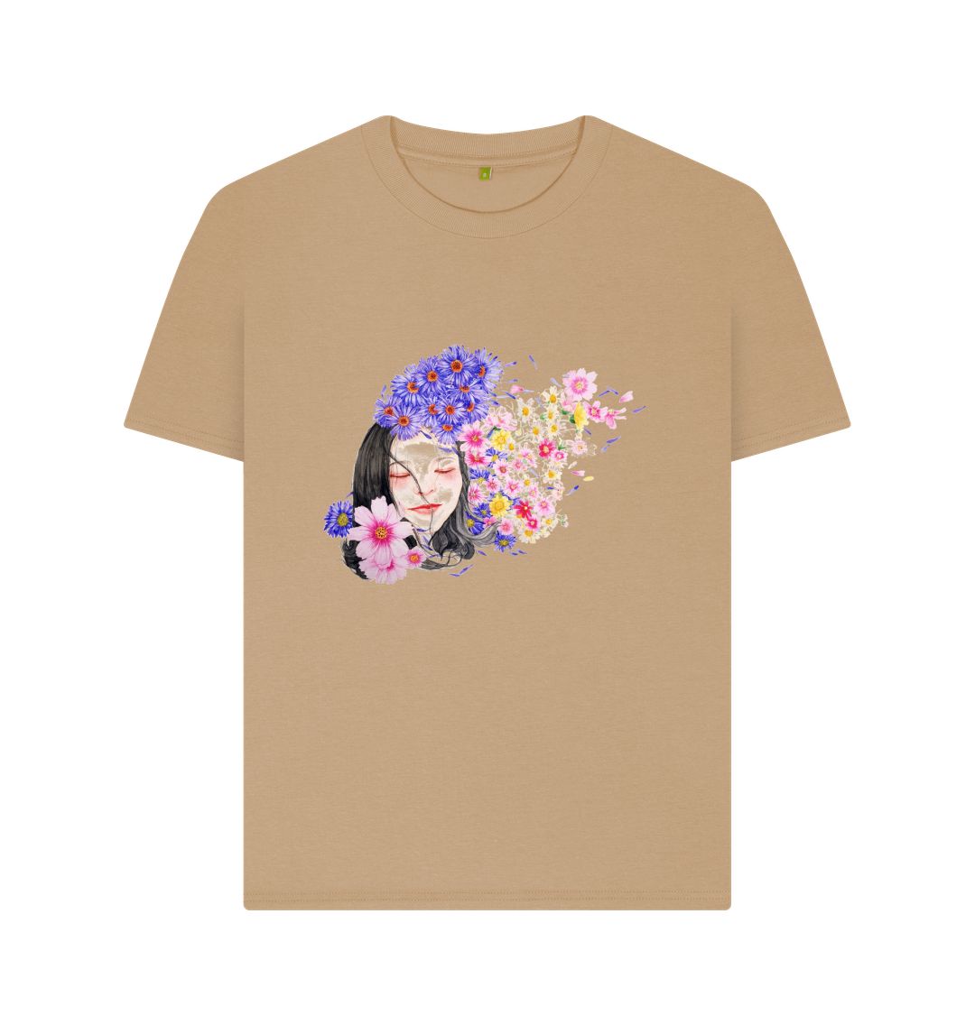 Sand Headful Of Flowers Tee