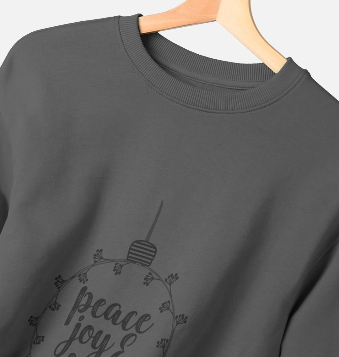 Peace, Joy And Love Oversized Jumper