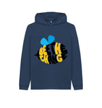 Navy Blue Bee The Change Hoodie