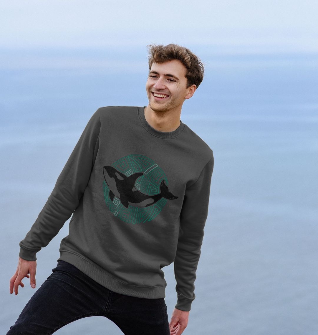 Save The Whales Crew Neck Sweatshirt