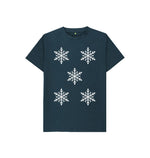 Denim Blue Snowflakes Tee