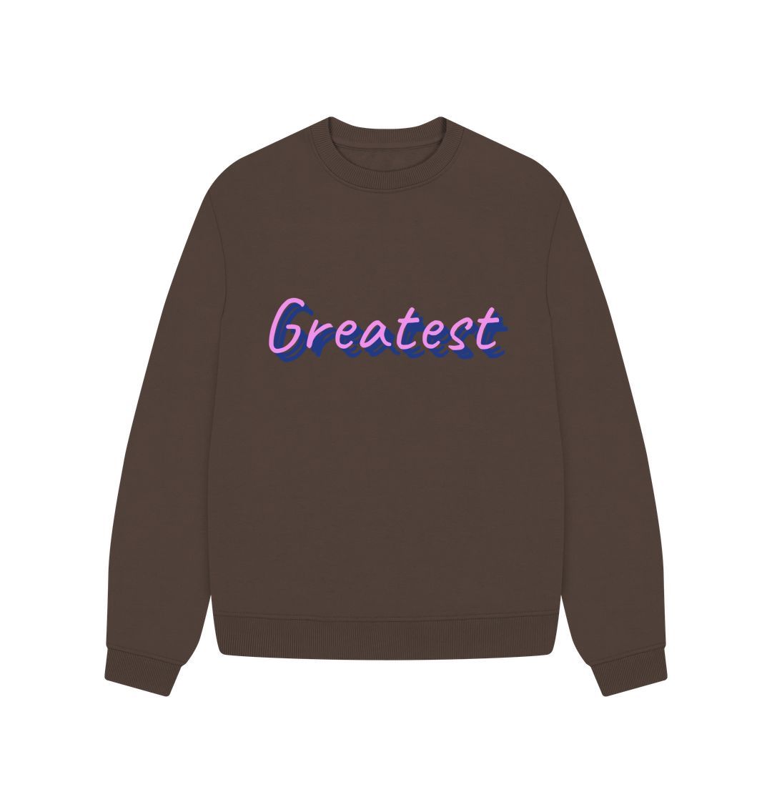 Chocolate Greatest Oversized Jumper