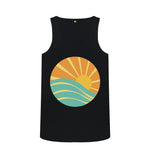 Black Sunset Vest Top