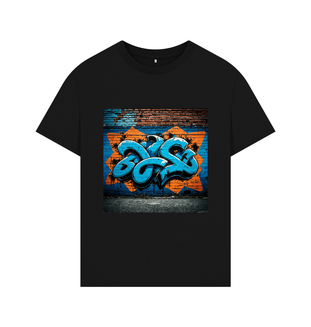 Black Grafiti Oversized Tee