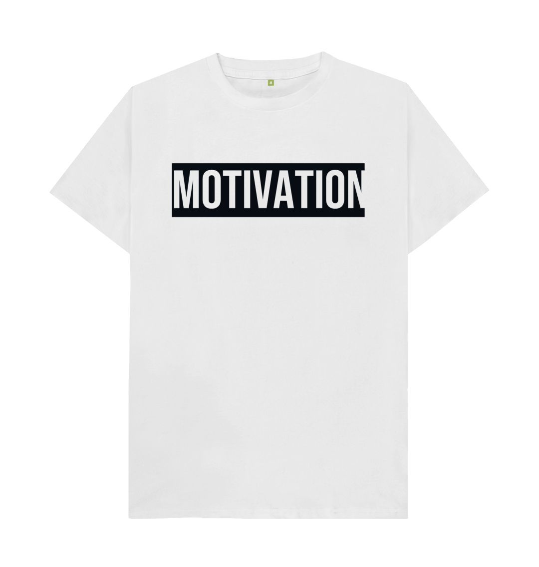 White Motivation Tee