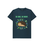 Denim Blue BE COOL. BE HEDGY TEE