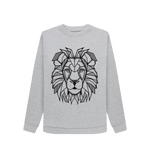 Light Heather Printed Sweater Front