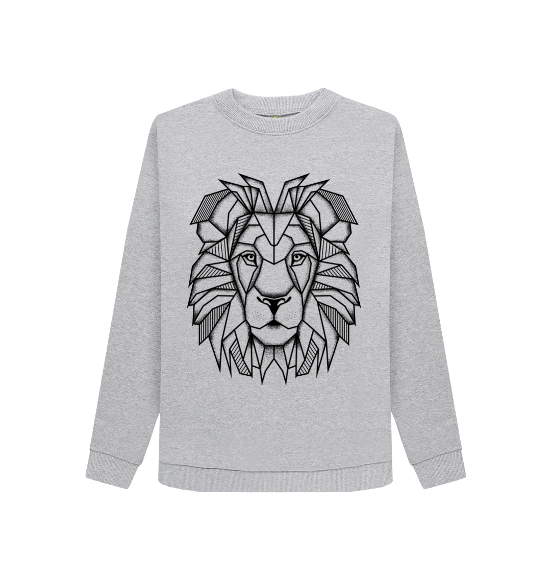 Light Heather Printed Sweater Front