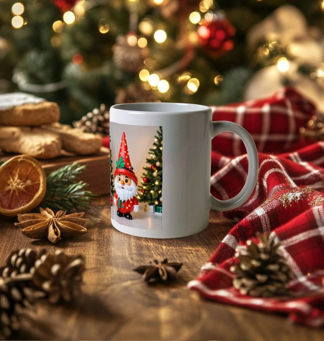 Christmas Gnome Ceramic Mug