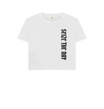 White Printed T-shirt Front