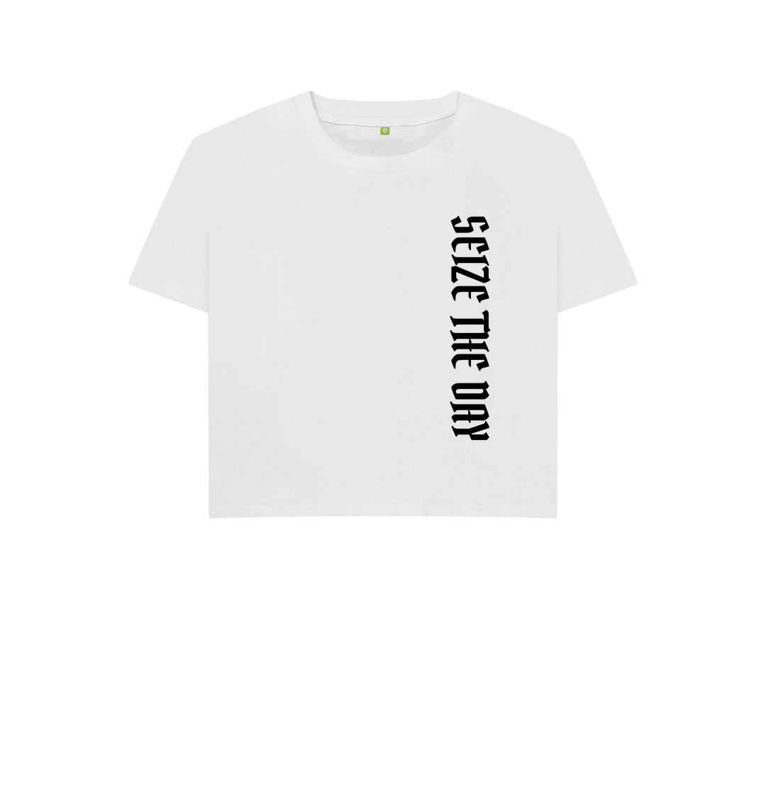 White Printed T-shirt Front