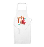 White Chef's Apron