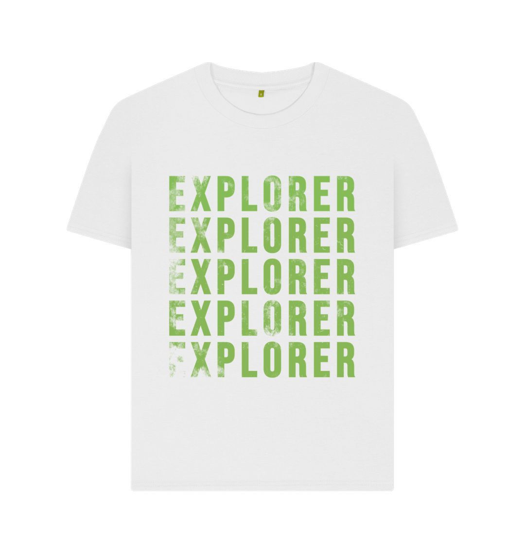 White Explorer Tee