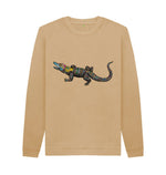 Sand Crocodile Crew Neck Jumper