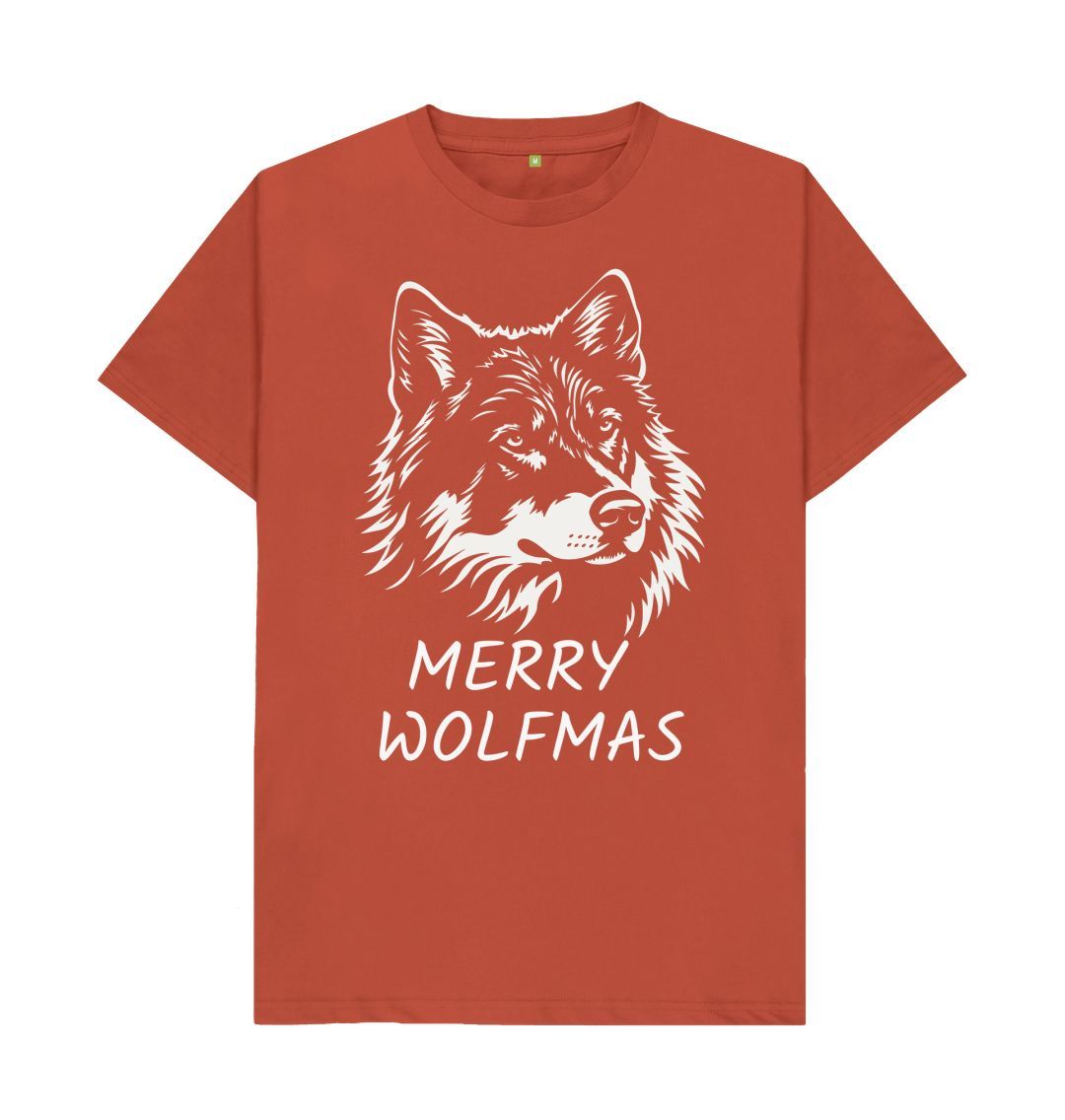 Rust Merry Wolfmas Tee