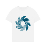 White Waves Oversized Tee