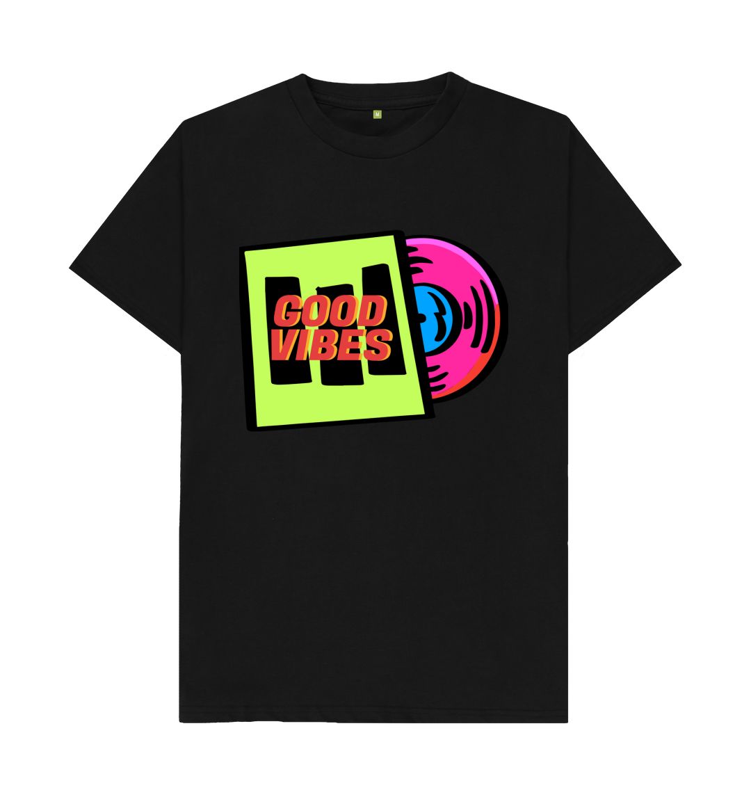 Black Good Vinyl Vibes Tee