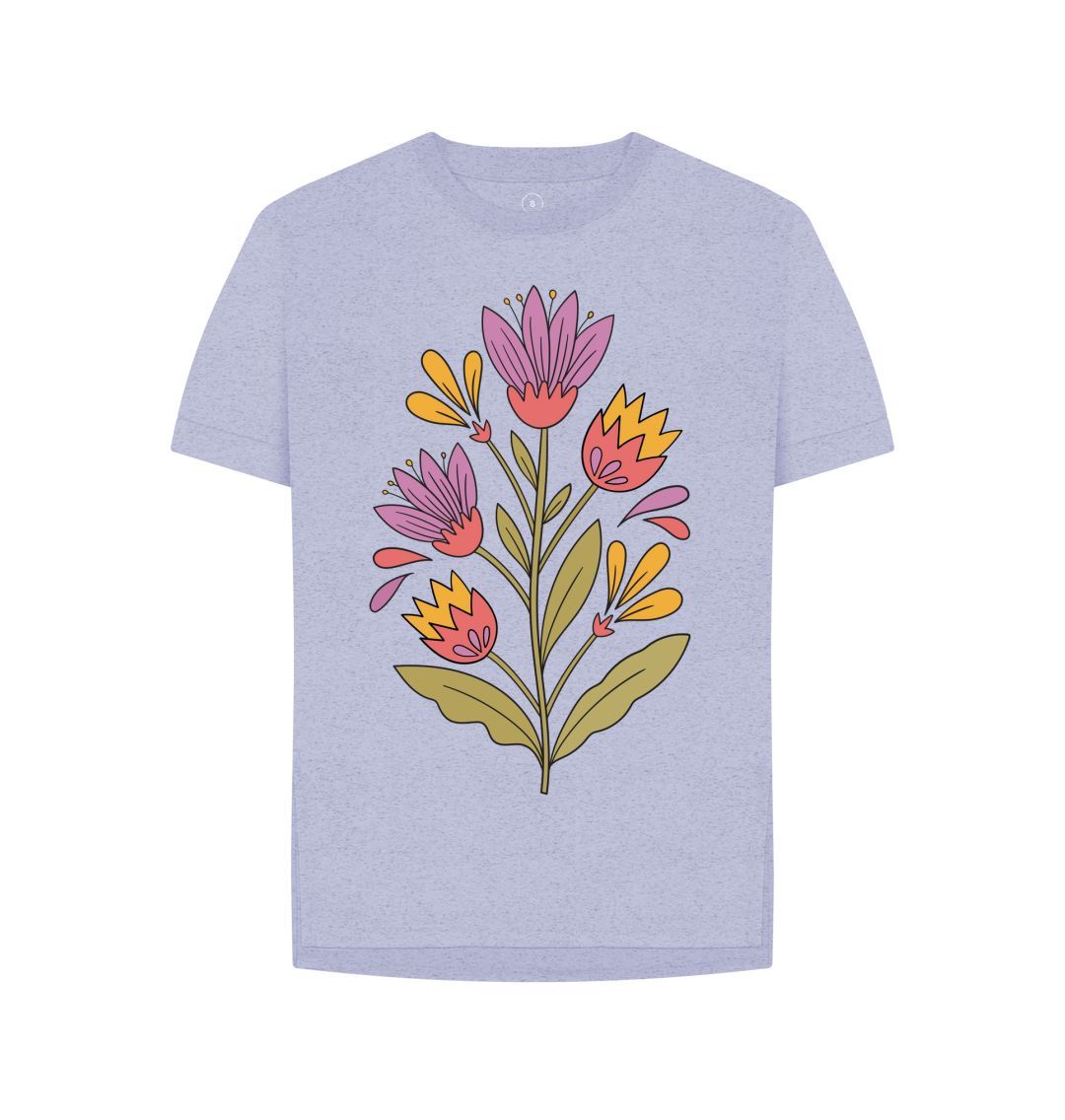 Lavender Tulip Remill Relaxed Tee