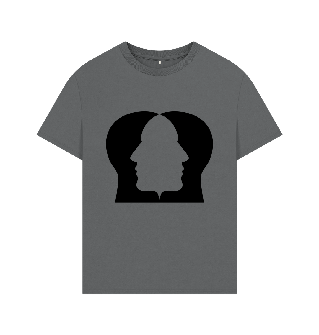 Slate Grey Cranium Oversized Tee