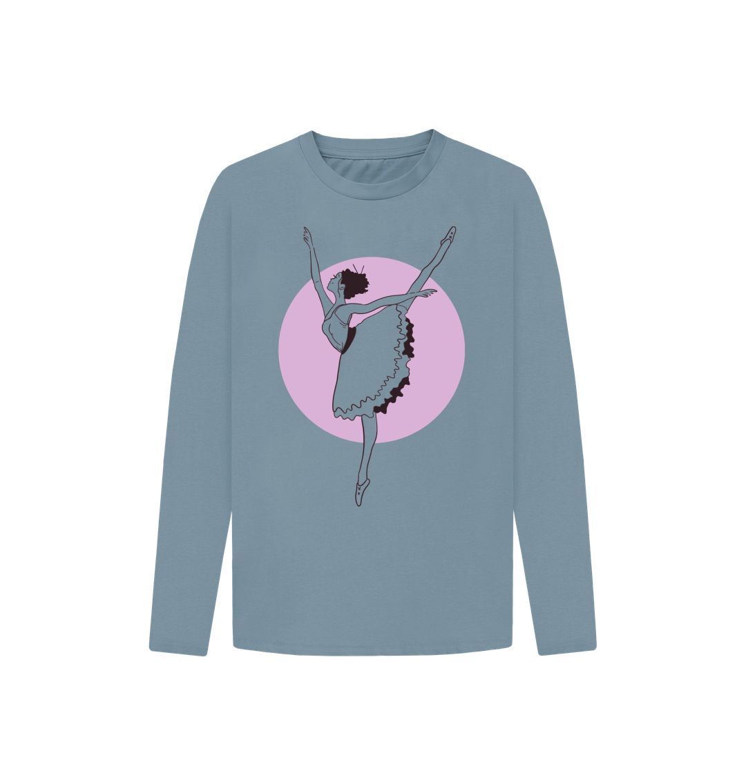 Stone Blue Ballerina Long Sleeve Tee