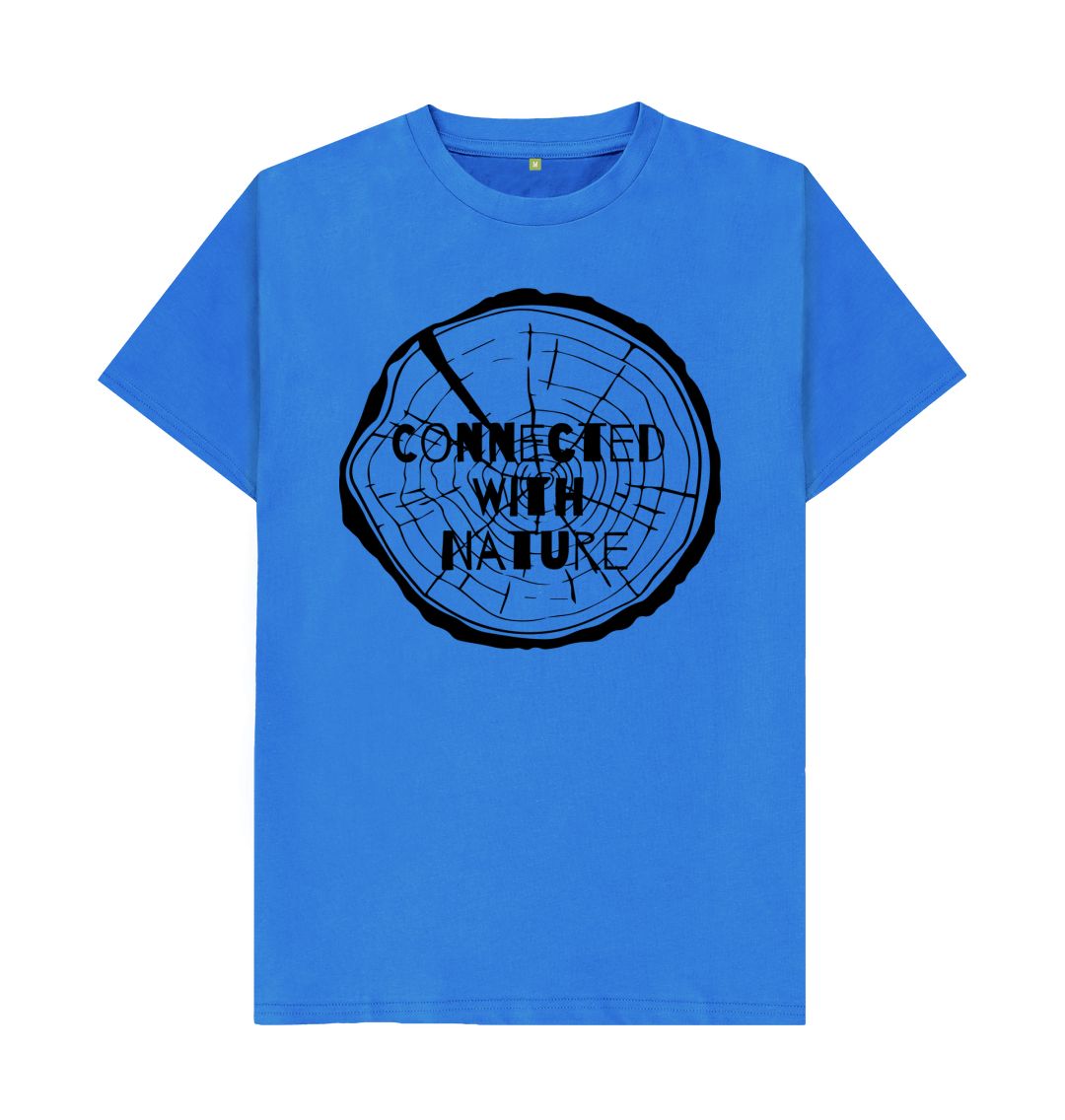 Bright Blue Connected With Nature Tee