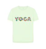 Pastel Green Yoga Relaxed Fit Tee