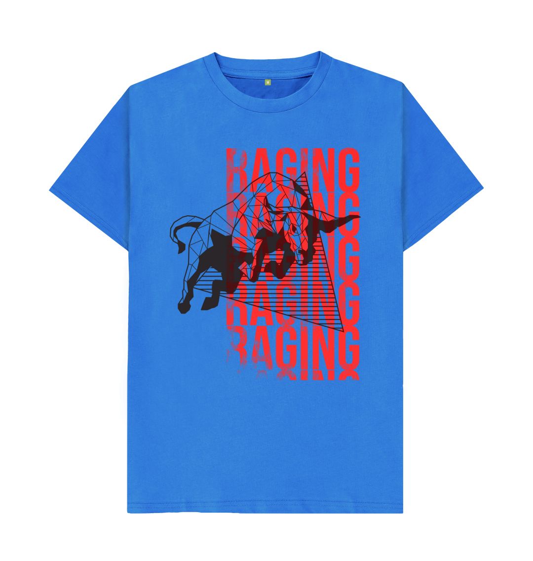 Bright Blue Raging Bull Tee