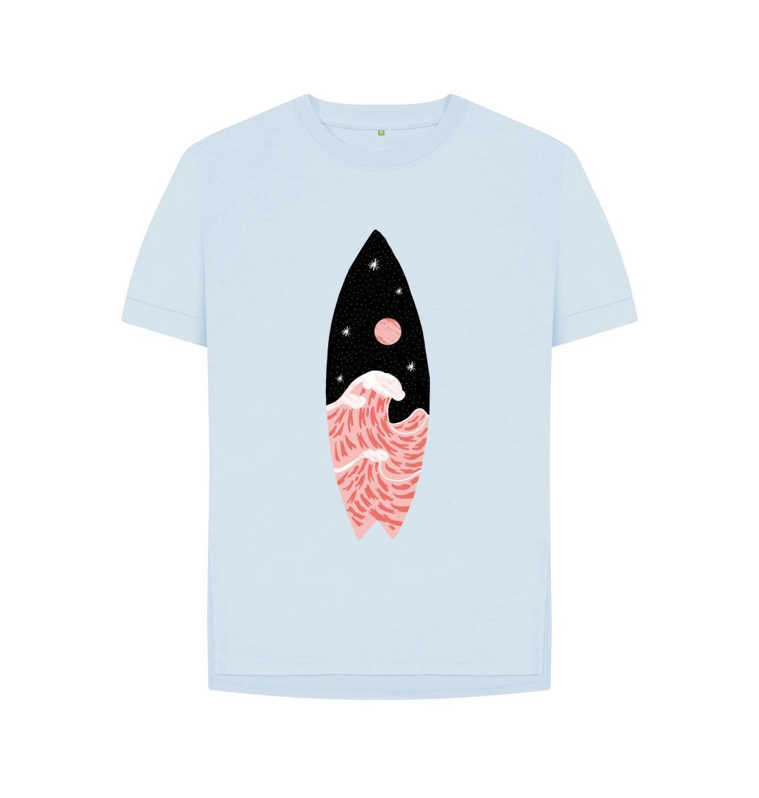 Sky Blue Night Surfer Tee