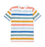 Classic striped tee shirt perfect for casual and formal occasions, featuring high-quality fabric and modern design.