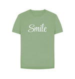 Sage Smile Relaxed Fit Tee