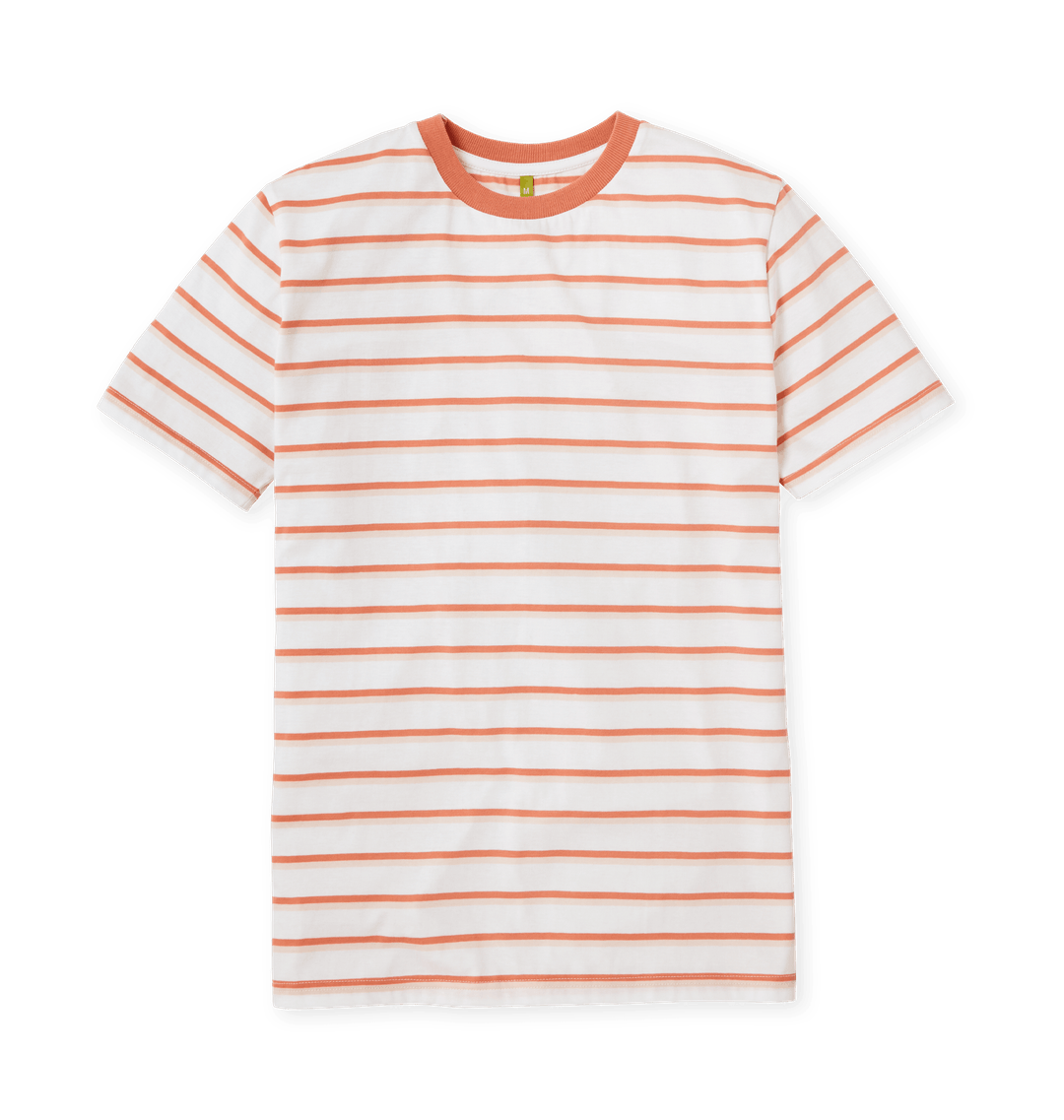 Classic striped tee shirt perfect for casual and formal occasions, featuring high-quality fabric and modern design.