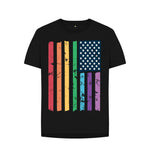 Black Pride Flag Relaxed Fit Tee