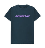 Denim Blue Loving Life Tee